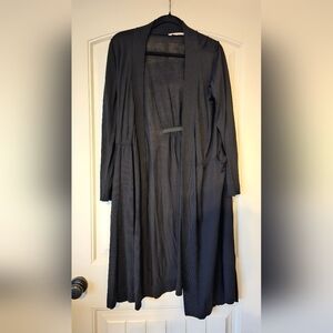 Soft Surroundings Black Knitwears, Duster Cardigan Size M